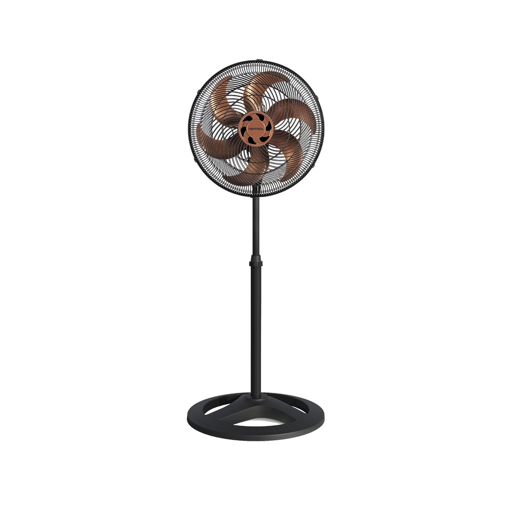 Ventilador Coluna Turbo 6 Pás Cor Preto/Bronze 50cm 127v Ventisol