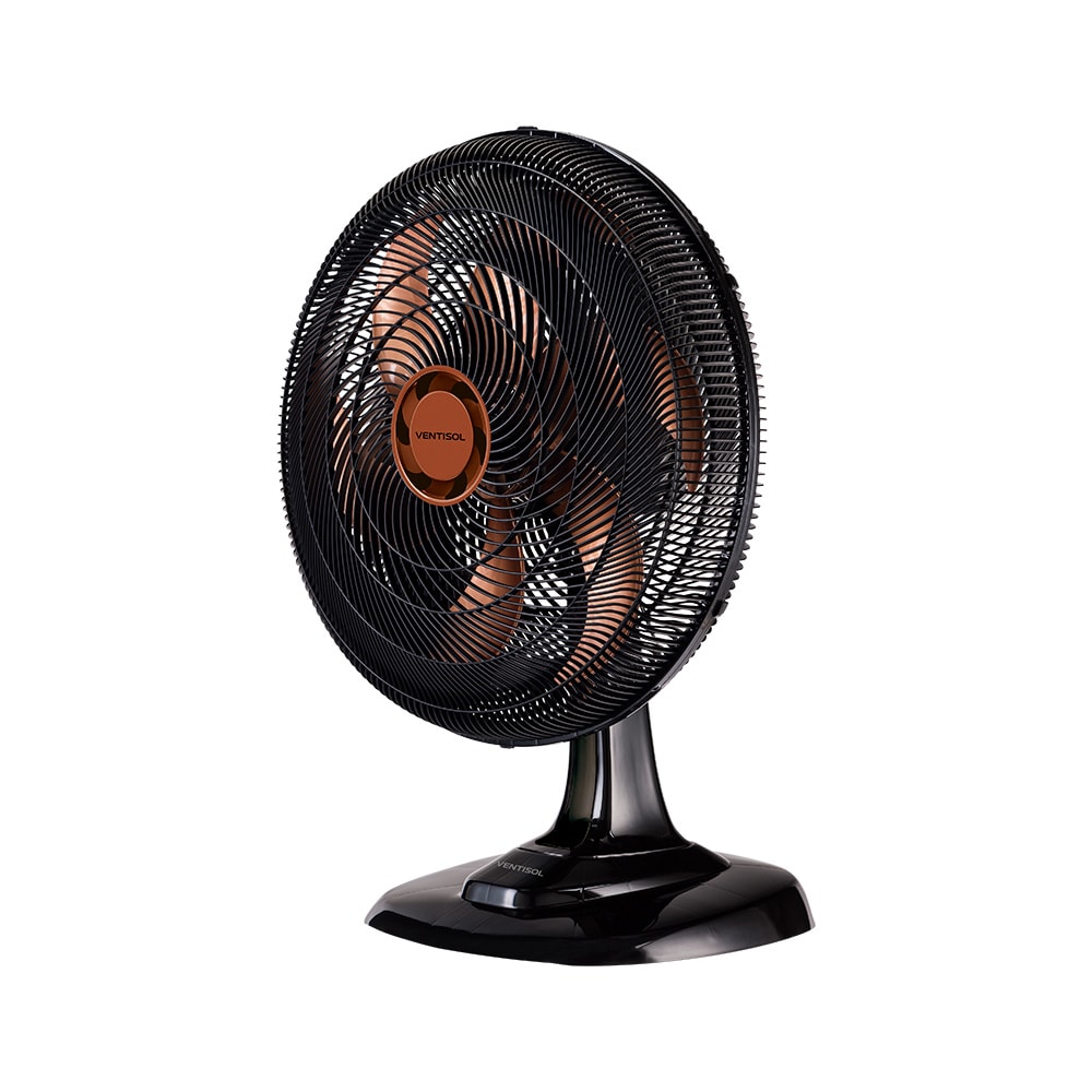 Ventilador Oscilante Mesa Turbo 6 Pás Cor Bronze 50cm 127v Ventisol