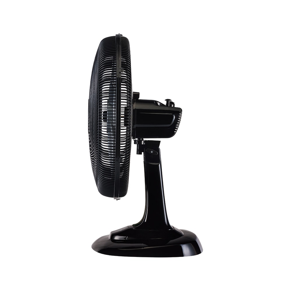 Ventilador Oscilante Mesa Turbo 6 Pás Cor Preto 30cm 220V Ventisol