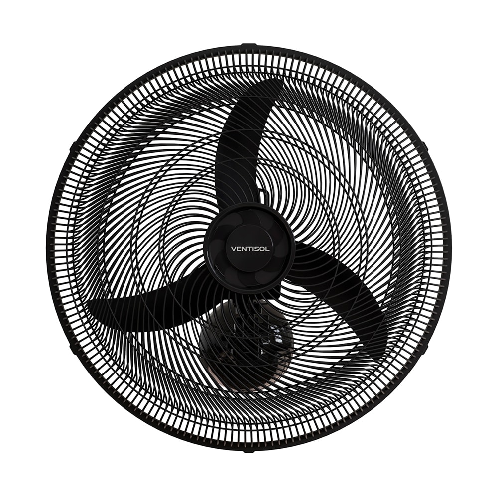 Ventilador Oscilante Parede 50cm 130W Preto Ventisol