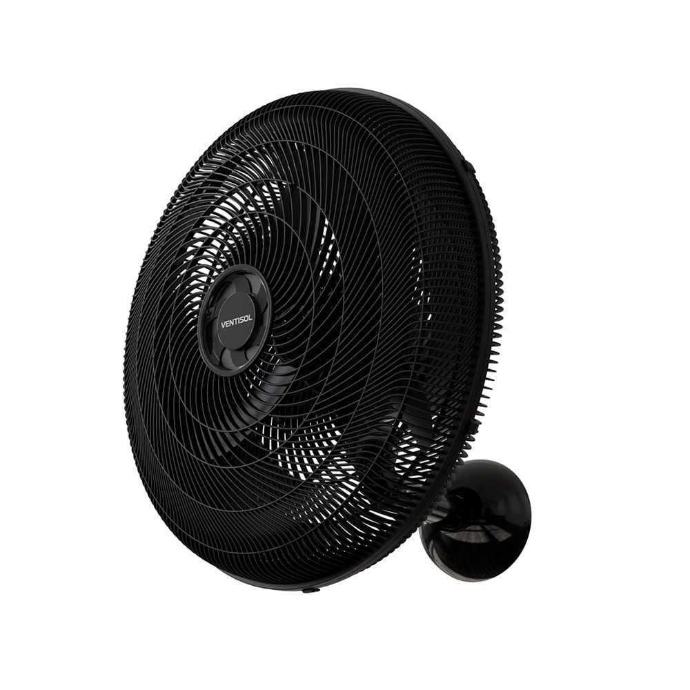 Ventilador Oscilante Parede 50cm 130W Preto Ventisol